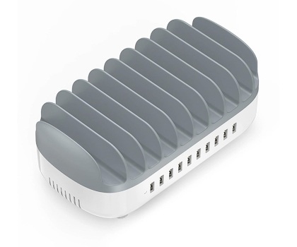 Ładowarka do smartfonów Orico Inteligentna stacja ładowania DUK-10P-V1 10 x USB-A - biała